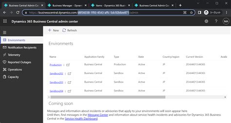 dynamics 365 business central login|Business Central Admin Center .